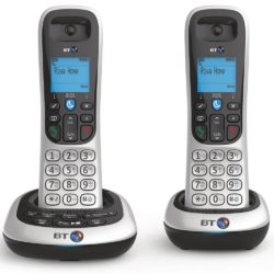 British Telecom 2600 Dect Cordless Telephone, Twin (package 2 each)